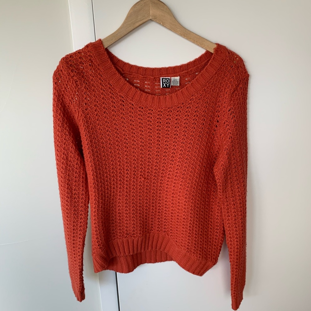 Burnt Orange Roxy Sweater